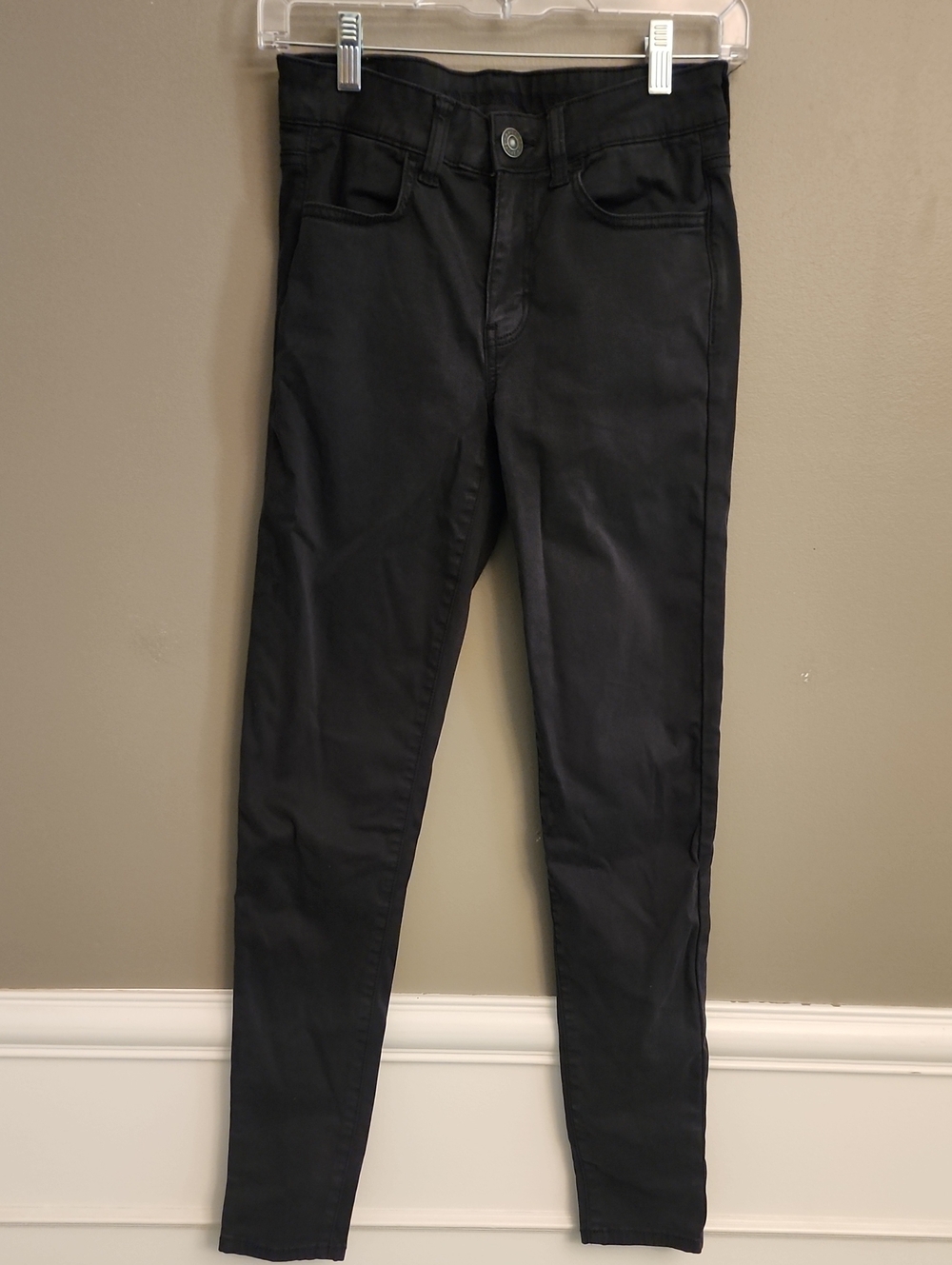 American Eagle Outfitters Faded Black Skinny Jeans